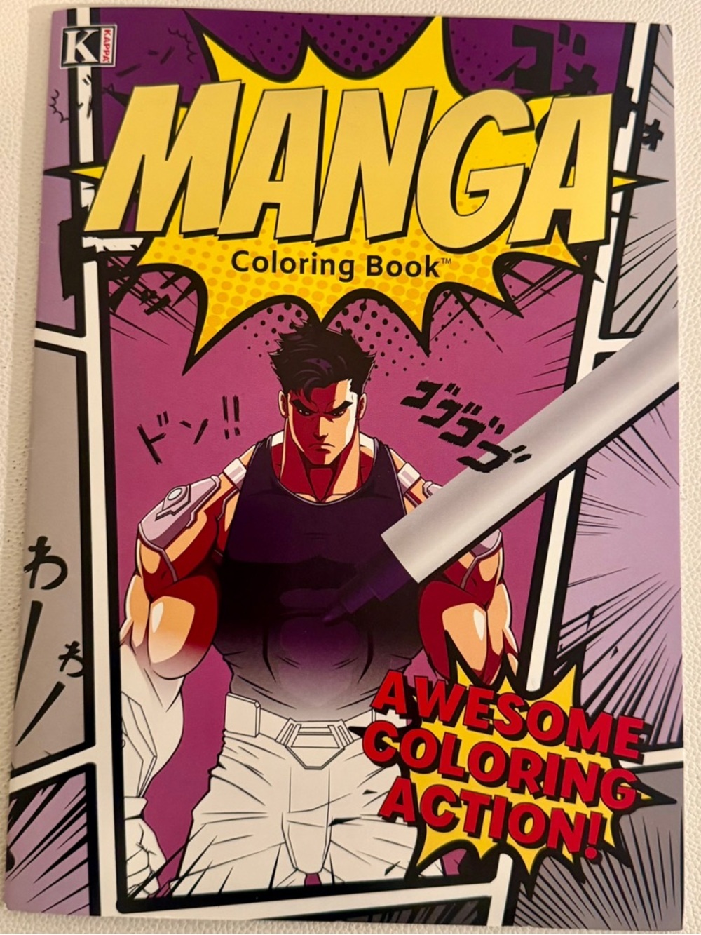 Anime Manga Coloring Book Kappa Books Fantasy Superhero Art Like New